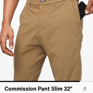 Lululemon commission pants 31 inch waist.